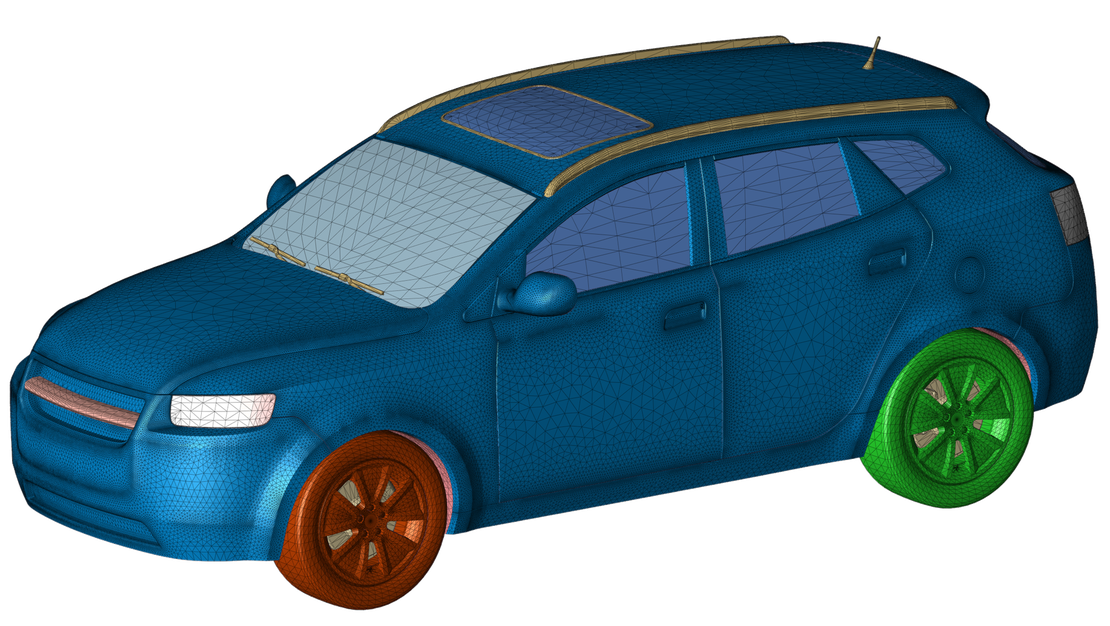 Generic SUV model geometry